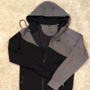 Alphalete men’s full zip hoodie L
